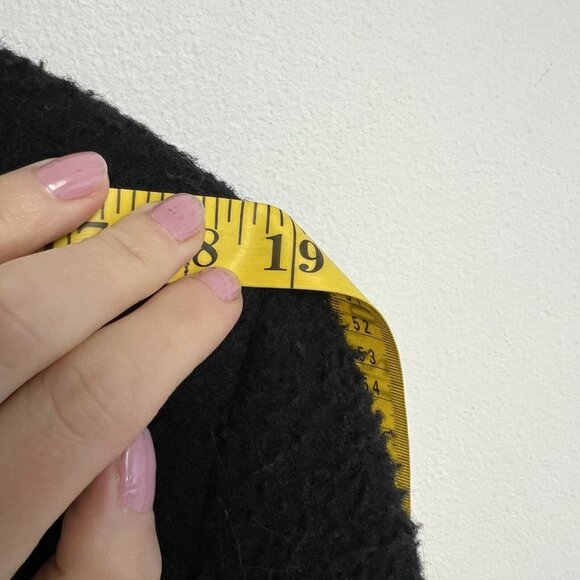 Allsaints Eds Wool-Blend Peacoat Men's Black 38 - Picture 12 of 15